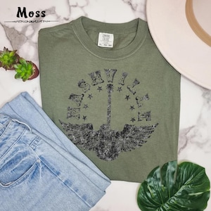 Nashville Country Music, Guitar Retro Tshirt, Retro Country Shirt, Western Music Lover Gift, Nashville Birthday Shirt, Nashville Tennessee