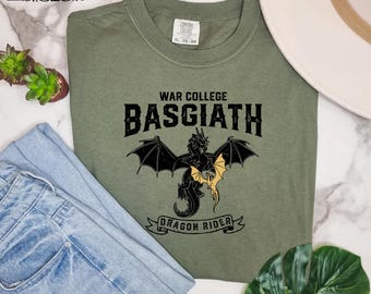 Fourth Wing Shirt, Basgiath War College Shirt, Basgiath War College Gift, Bookish Dragon Rider Shirt, Fantasy Bookish Shirt, Reader Gifts