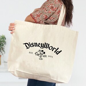 DisneyWorld Est 1971 Tote Bag, Cute Mickey Mouse Bag, Disneyland Tote Bag, Disney Lovers Bag, Mickey Mouse Bag, Mickey Bag