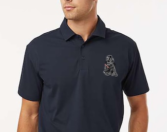 Dart Vader  Polo Shirt, Star Wars Polo T-Shirt, Galaxy's Edge, Hollywood Studios Polo Shirt, Disney Family Trip