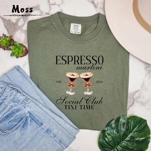 Espresso Martini Shirt, Espresso Martini Lover Tee, Coffee Cocktail Shirt, Classic Espresso Martini Tee, Comfort Colors Shirt