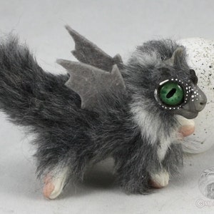 Batwing Dragon Hatchling Companion Poseable Dragon Hatchling Doll Toy Dragon image 7