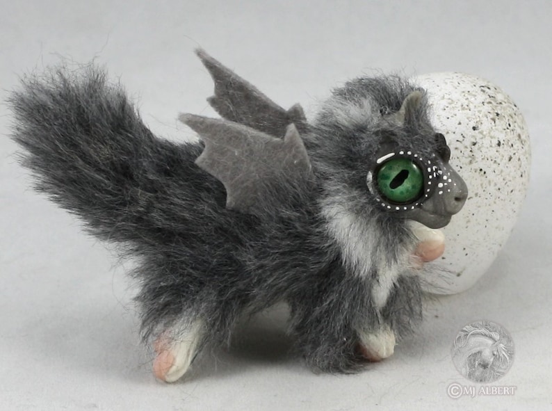 Batwing Dragon Hatchling Companion Poseable Dragon Hatchling Doll Toy Dragon image 7