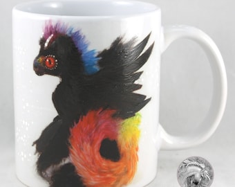 Dragon Mug Fantasy Creature Rainbow Land of Veil Claw