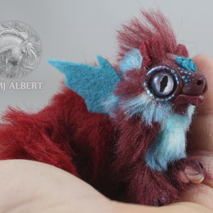 Batwing Dragon Hatchling Companion Poseable Dragon Hatchling Doll Toy Dragon image 2