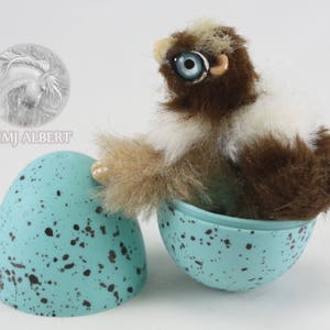 Companion Poseable Gryphon Hatchling Art Doll image 2