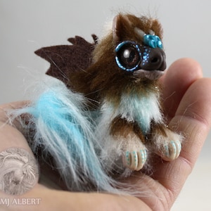 Batwing Dragon Hatchling Companion Poseable Dragon Hatchling Doll Toy Dragon image 4