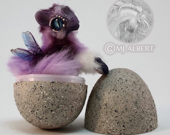 Custom Dragon Doll Poseable Mini Art Soft Sculpt Pet Egg