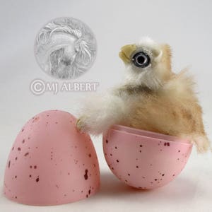 Companion Poseable Gryphon Hatchling Art Doll image 6