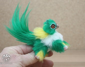 Poseable Baby Parrot Gryphon Griffon Hatchling Art Doll Hatchling Baby Egg