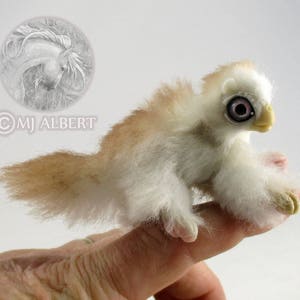 Companion Poseable Gryphon Hatchling Art Doll image 5