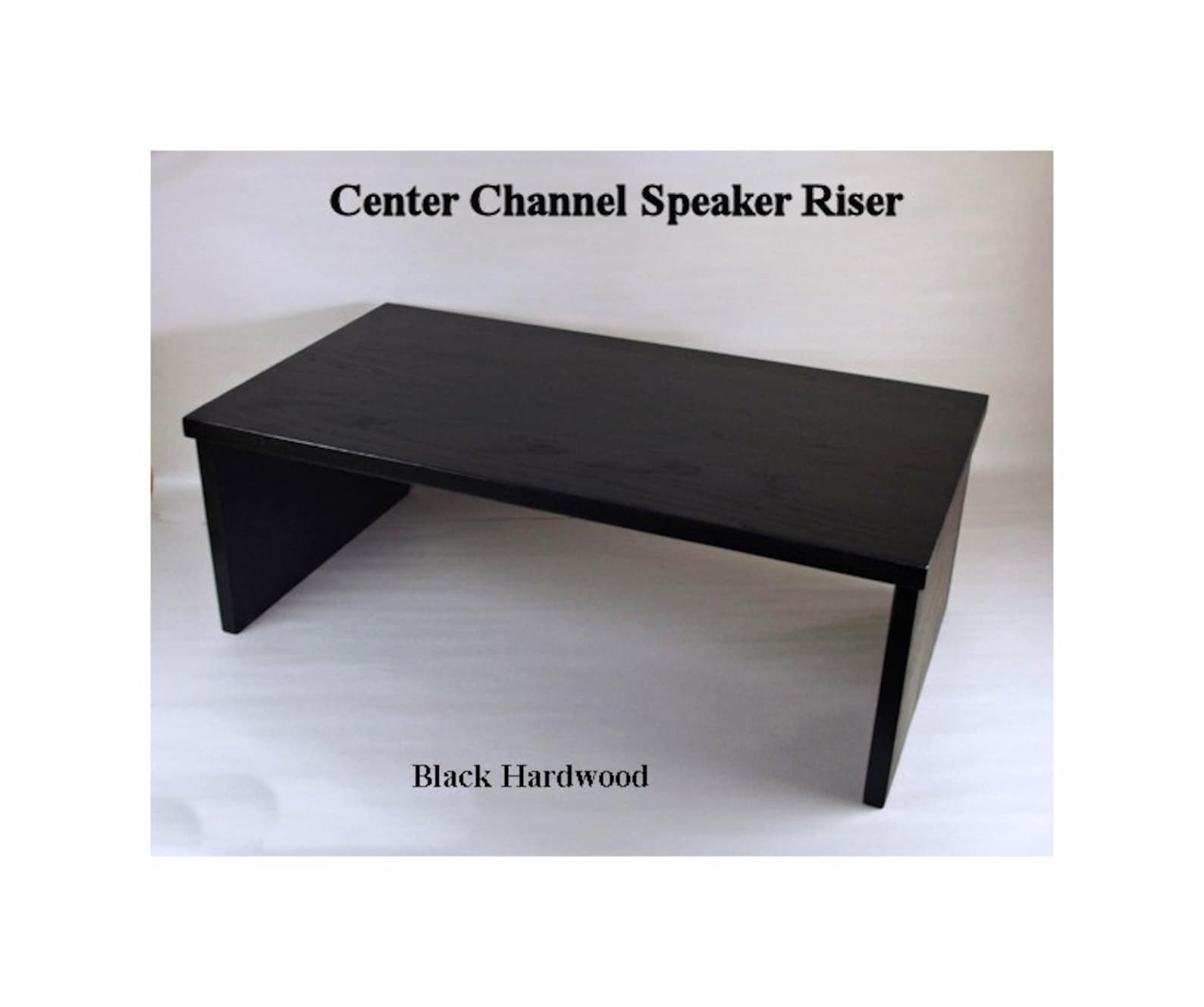 Made to Order Center Channel Speaker Risers Black 25 Etsy