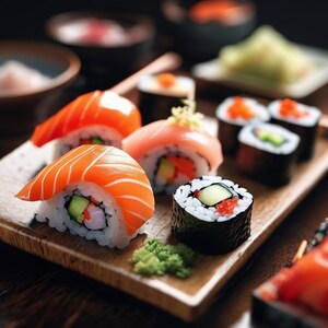 Japanese sushi, Sushi rolls , Nigiri sushi, Sashimi, Maki rolls, Sushi combo, Vegan sushi, Gluten-free sushi, Sushi platter,Sushi bar image 7