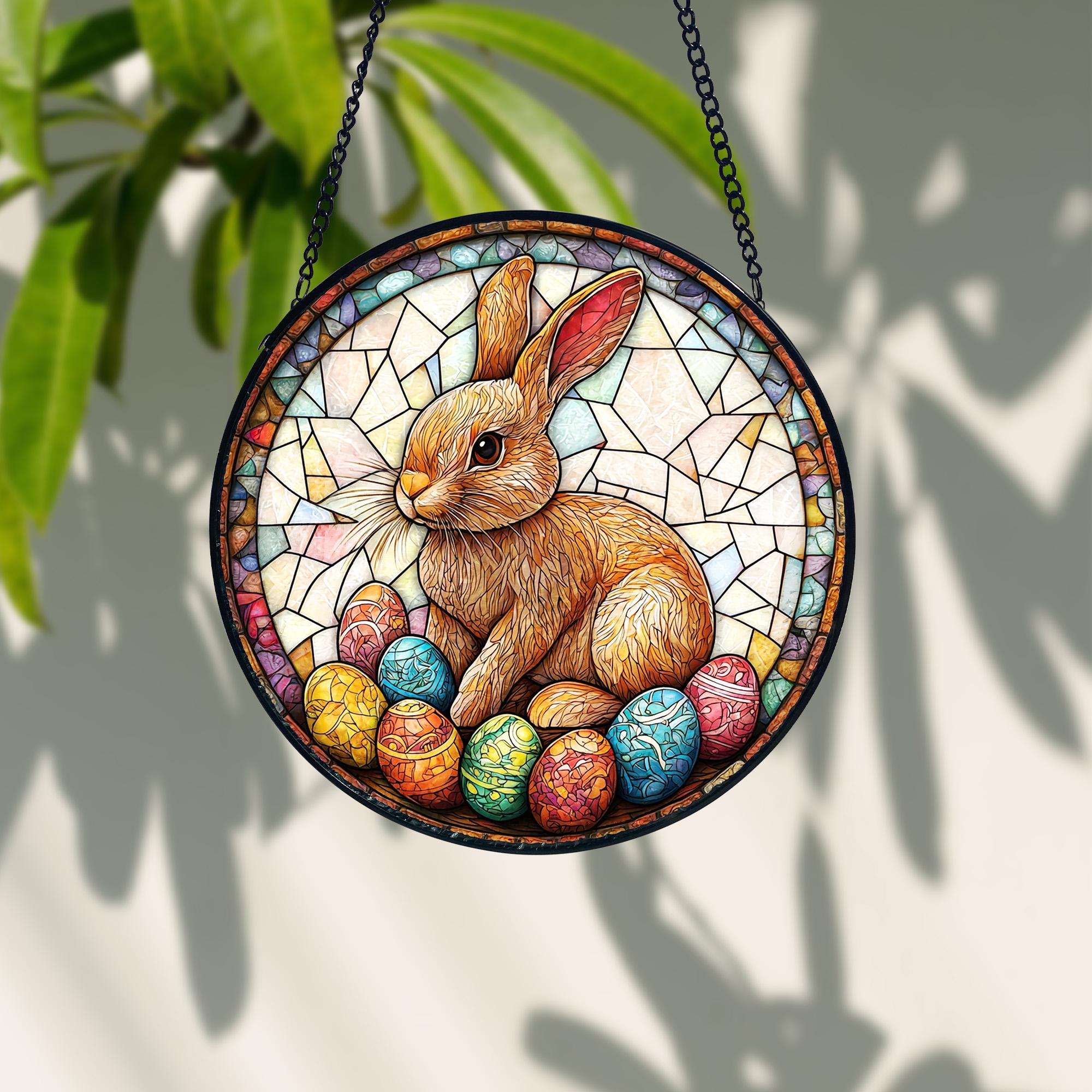 Acchiappasole da appendere alla finestra in vetro colorato, a forma di coccinella, decorazione per interni, decorazione da giardino