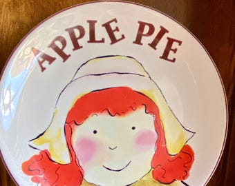 Rosanna Thanksgiving “Apple Pie” Plate 8-Inch Diameter