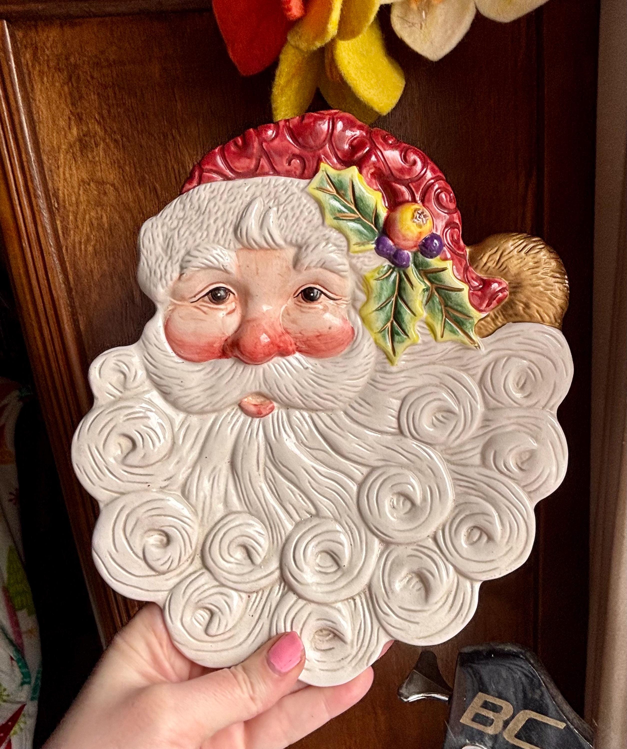 Figurine De Collection Goebel Fitz & Floyd 'Santa Mit Kranz' Noël 2023 – Décorations De Fête