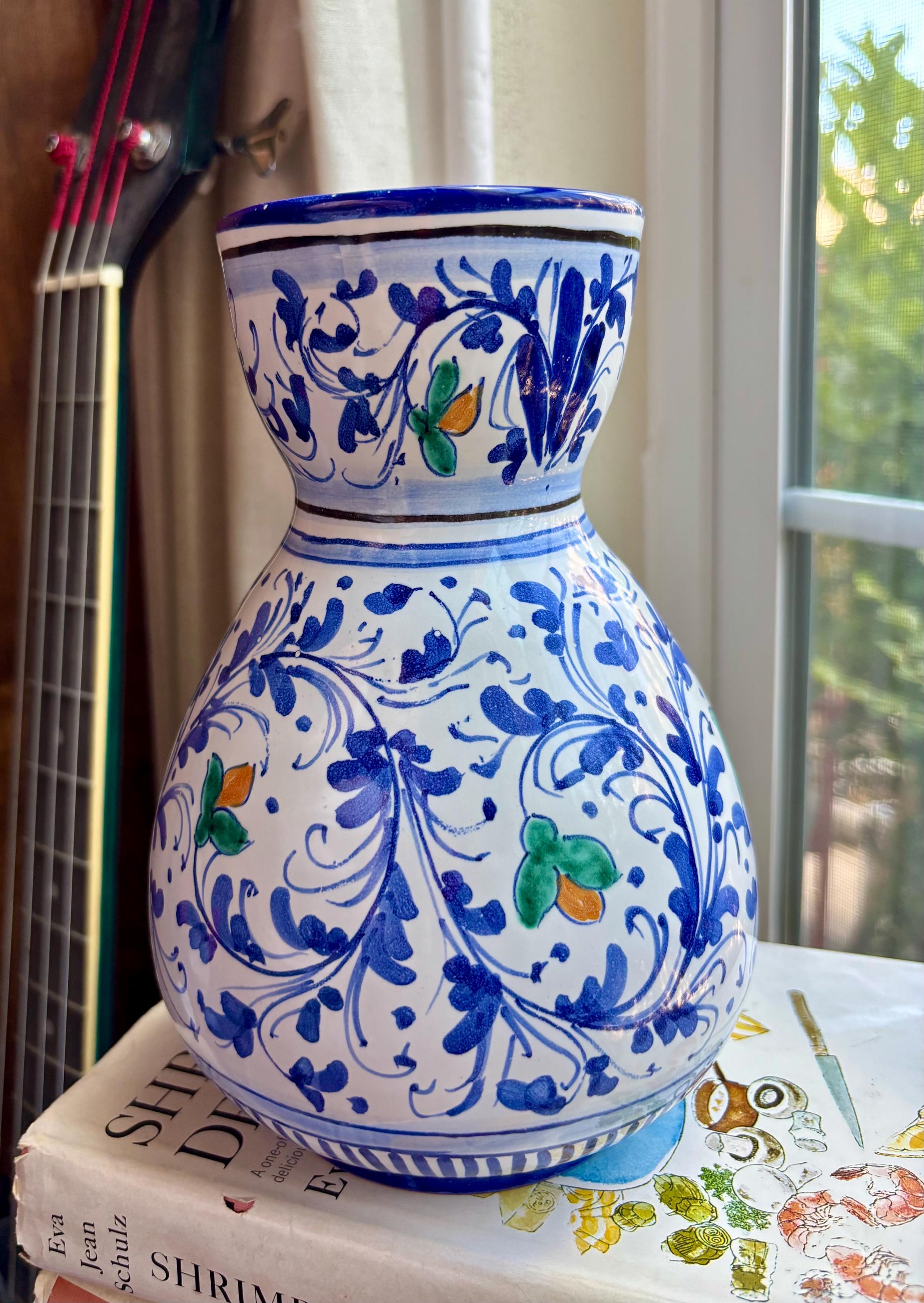 Italian Blue Vase - Etsy