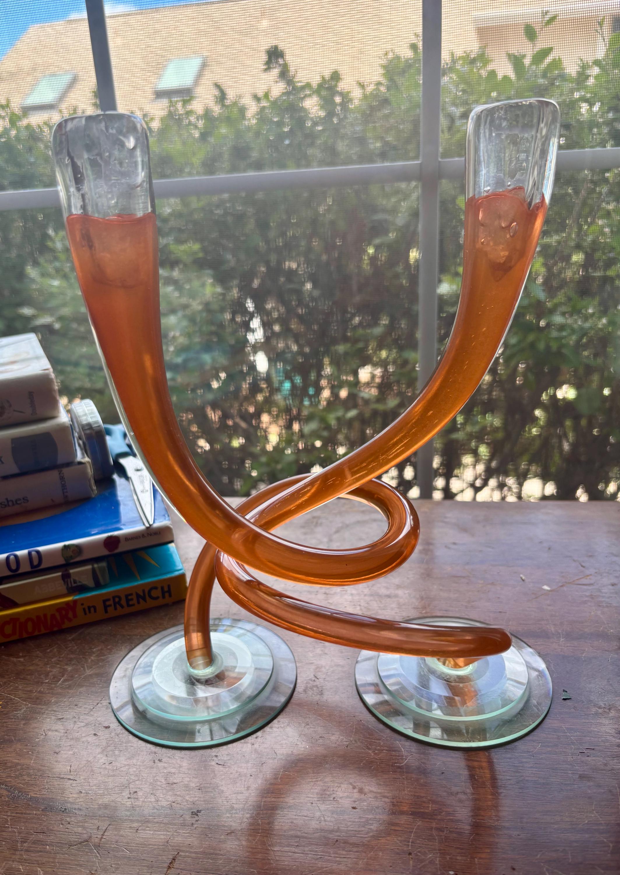 Intertwined Candlesticks - Etsy
