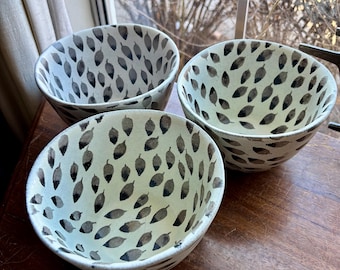 Set of Three Discontinued Anthropologie Hayami Bowls