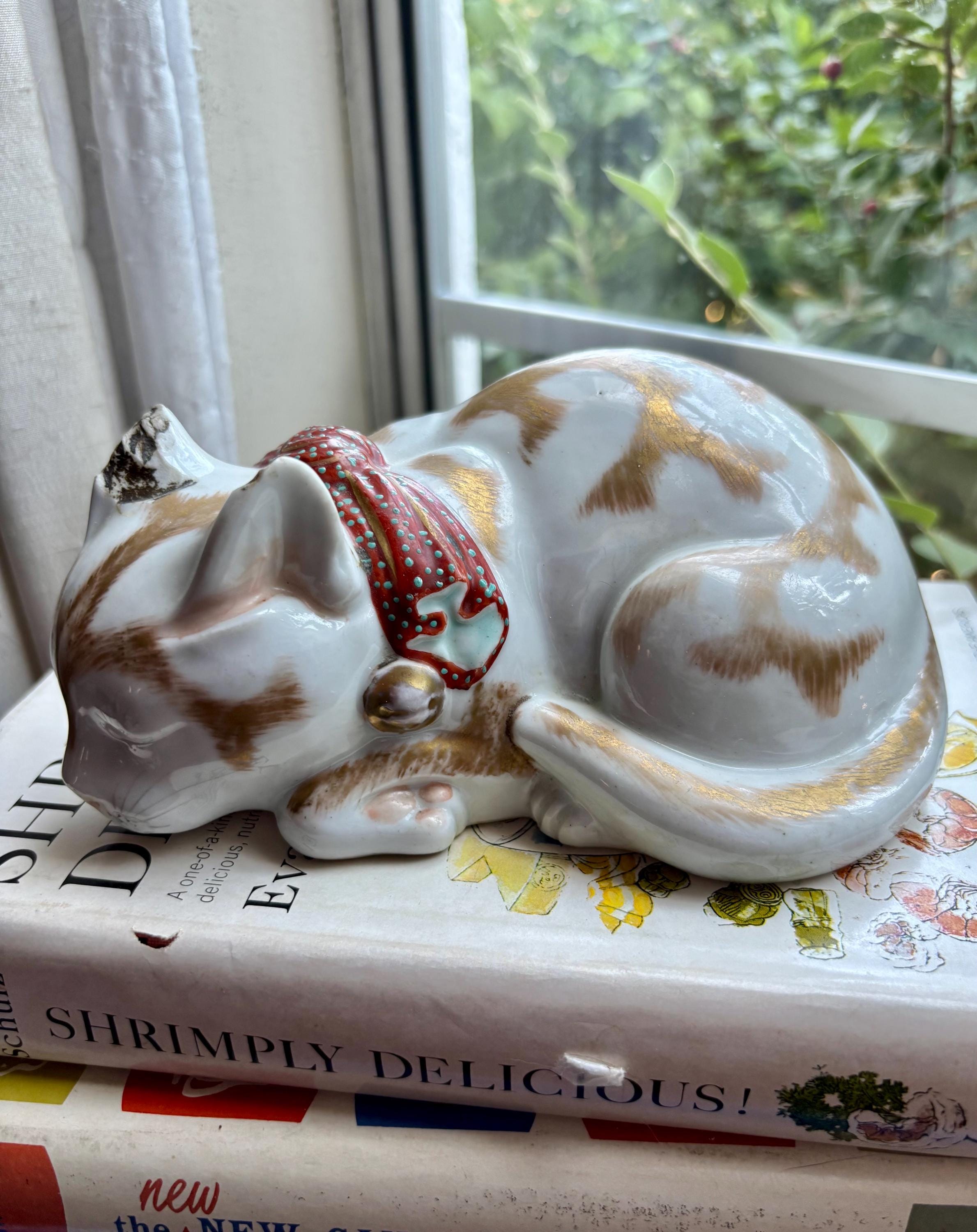 バカラ スリーピングキャット 眠り猫 美品 Baccarat バカラ フィギュ