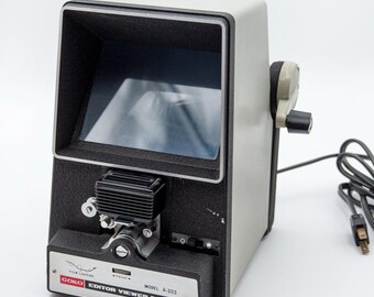 Visionneuse GOKO Model A-301 D-8 Editor – Pour Films 8mm, Dual-8, Boîte D'origine