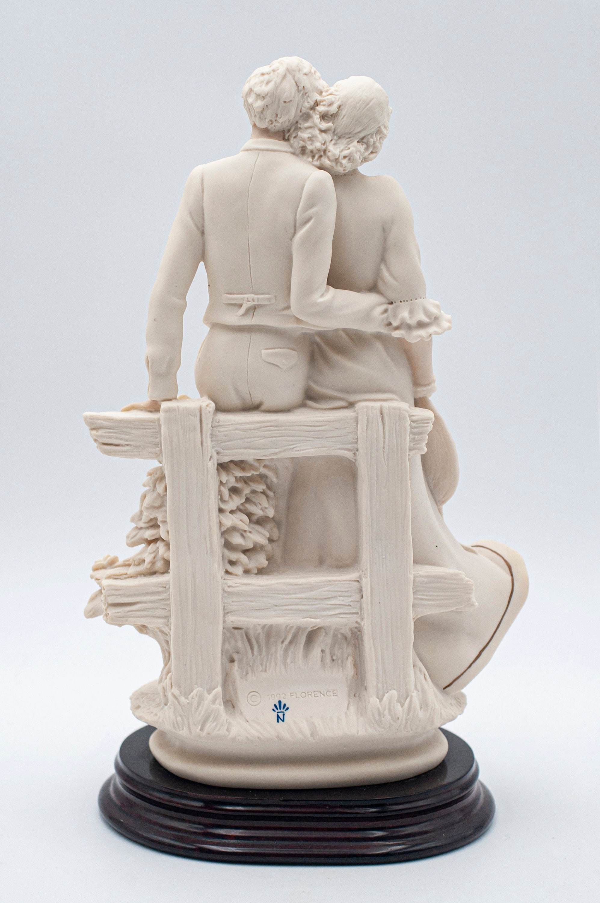 Signed Giuseppe Armani Lovers Figurine Vintage Florence Italy 1992