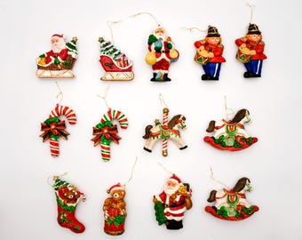 boules antiques et vintage, décorations de Noël (74) - Verre