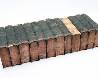 Rare Antique First Edition 12 Volume Book Set by Sir Walter Scott Waverley Novels Years 1862-1863