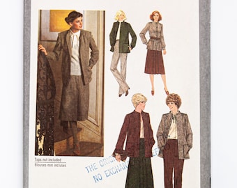 vintage whole pattern jacket セット 7615 Vintage Simplicity Sewing Pattern Misses EASY TO SEW Skirt