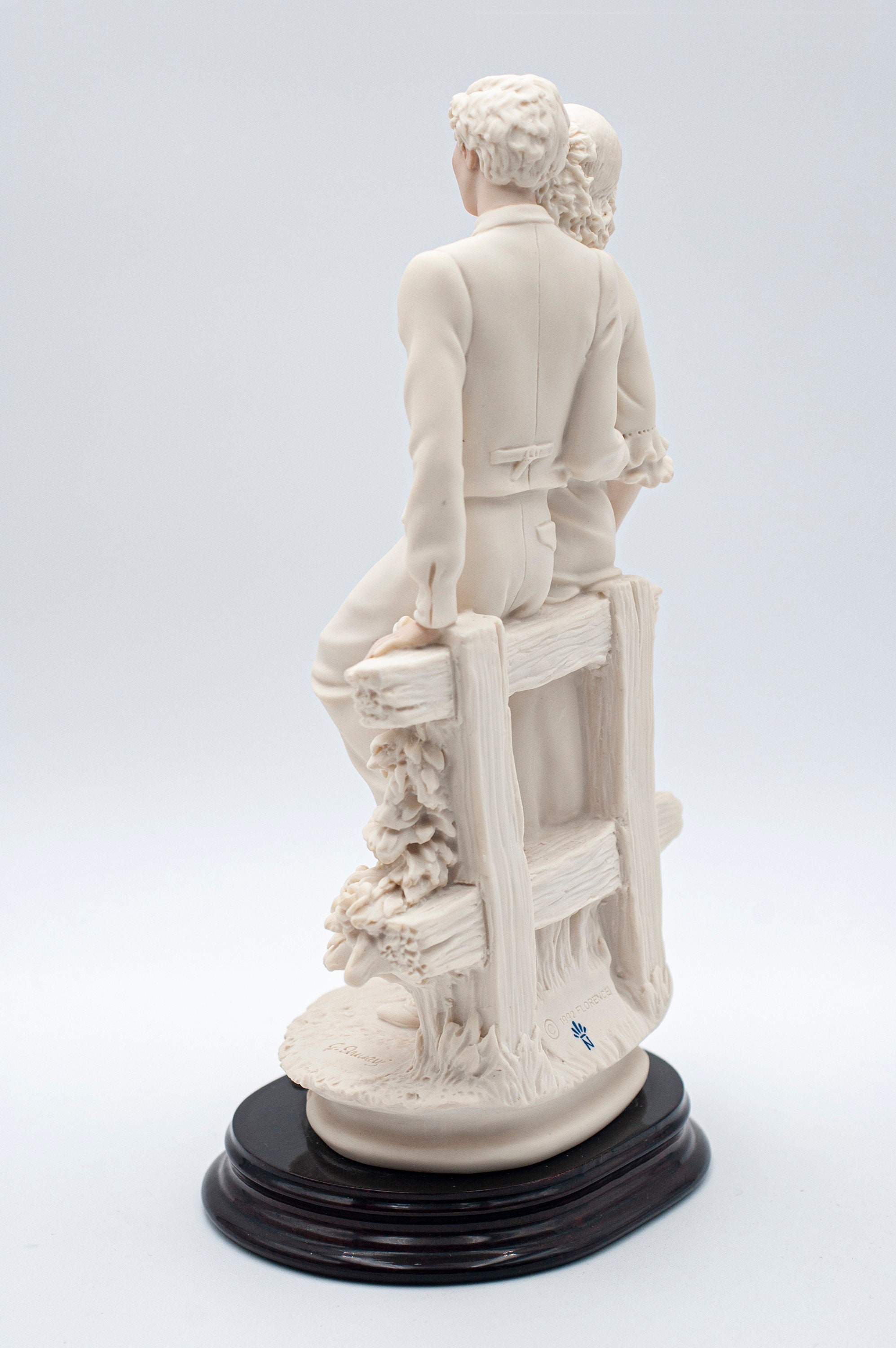 Signed Giuseppe Armani Lovers Figurine Vintage Florence Italy 1992