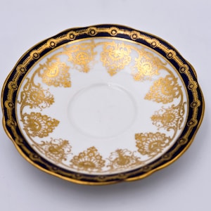 Antique Art Nouveau Aynsley England Bone China Saucer (Pattern 13077) Unique Kitchen Gift Tableware, made in England Year 1920s&#39;