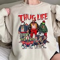 THUG LIFE Christmas Movies Sweatshirt, Hoodie & Tshirt, Perfect Gift, Holiday Gift