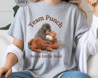Brave Little Soul Monkey Shirt, Team Punch Graphic Tee