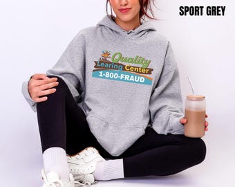 Quality Learing Center shirt, Funny School Style Graphic, 800Fraud
