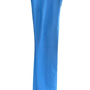 Vintage 70s Levi's Juniors Blue High Waisted Polyester Slacks Pants 24 x 29