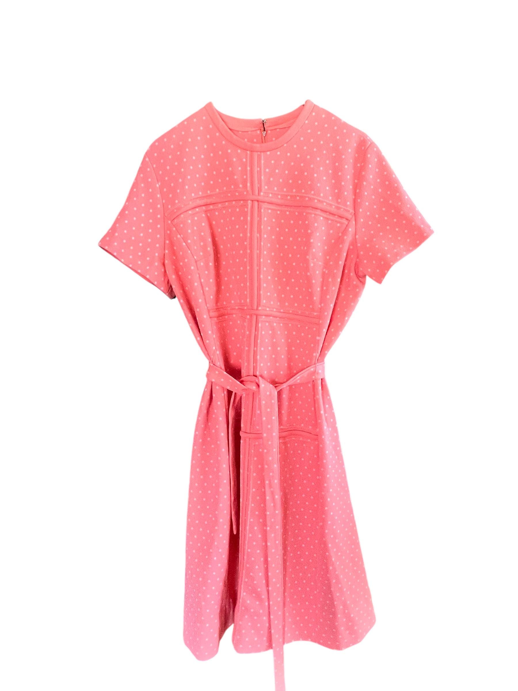 chinese dress ladies Carol Dress  Lavender Midi Dress with Reversible Garden Toile Hem