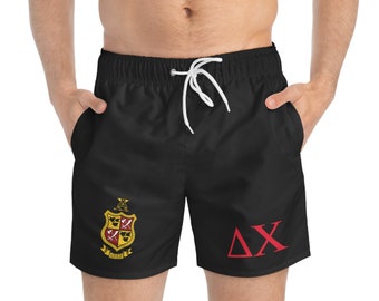 Delta Chi Swim Trunks DChi Swimsuit Fraternity Trunks