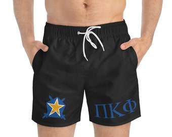 Pi Kappa Phi Swim Trunks PiKapp Swimwear Fraternity Swim trunks
