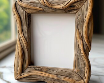 Elegant Handmade Wooden Picture Frame - Display Your Memories in Style