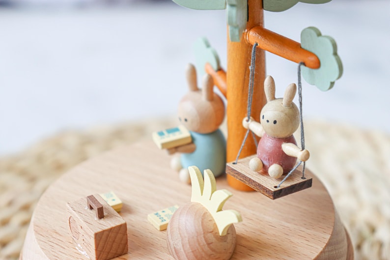 Customized Wooden Music Box/carved Name Music Box/baby Shower Gift