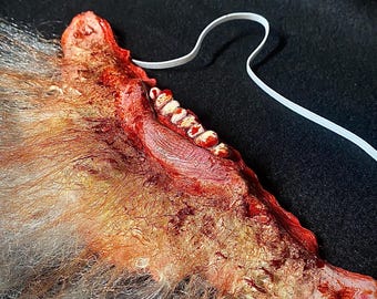 Art the Clown Artsy Christmas  Mime Santa Claus Severed Bloody Beard Latex Costume Accessory! (READ)