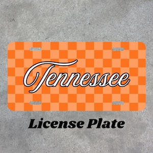 Tennessee License Plate, TN License Plate Gift, Tristar Gift