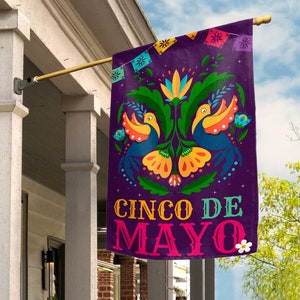 Cambaya Cinco De Mayo Garden Flag Outdoor Decorative Yard House Banner Double Sided-Readable Both Sides Made In USA SKU435 image 2