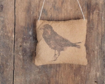 Primitive Bird Ornament, Farmhouse Decor #1
