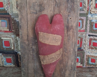 Adorno de San Valentín con forma de corazón primitivo o para guardar en el armario