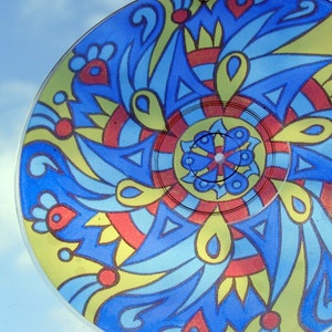 Loud Mandala Suncatcher Psychedelic Art Home Decor Bohemian Decor Geometric Design imagem 1