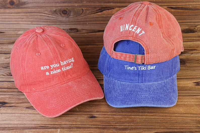 Custom Embroidered Baseball Cap, Personalized Washed Dad Hat image 3