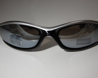 9902 Flash Mirror Silver Stripe Sunglasses