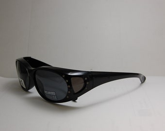 3257-1 Rhinestone Fit over Polarized Sunglasses