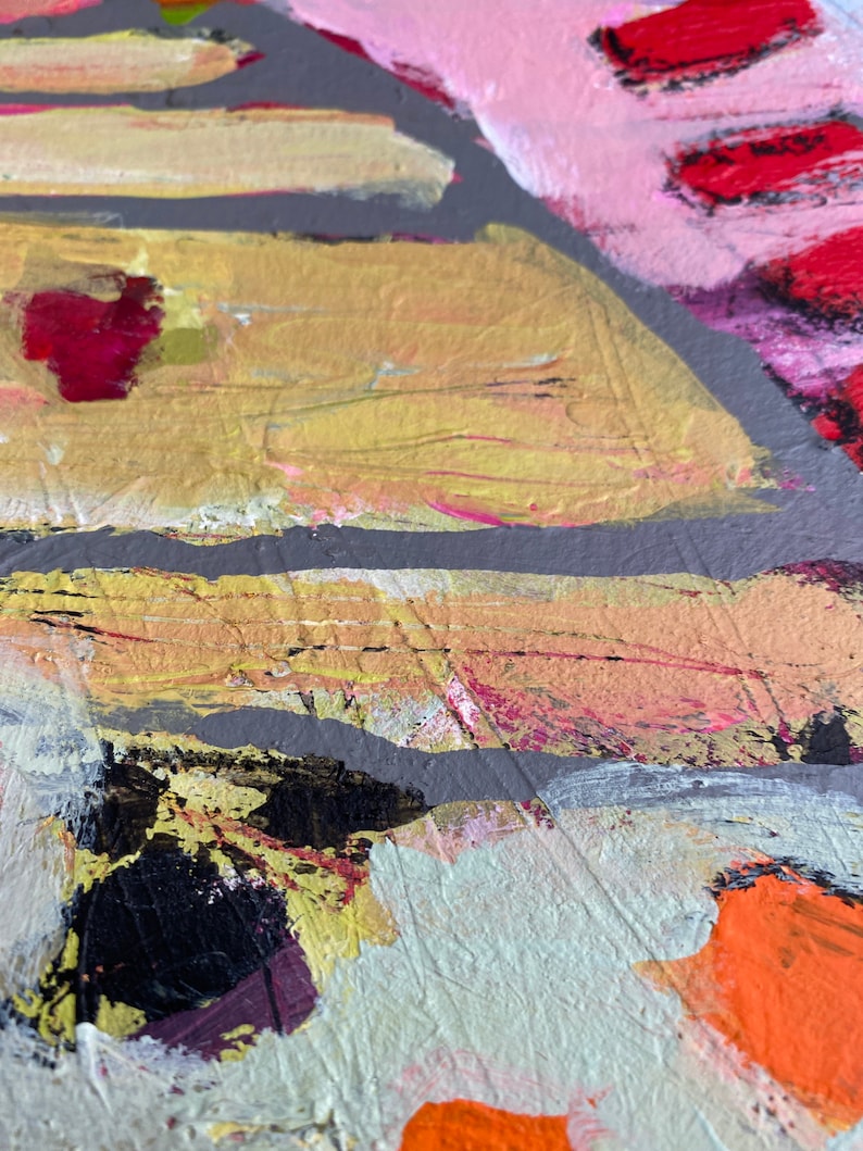 9 Abstract Intuitive painting City View No